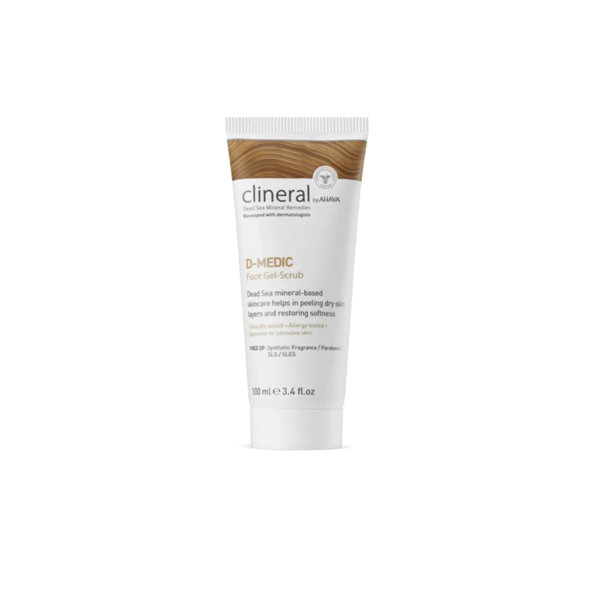 Ahava Clineral D-Medic Foot Gel Scrub – 100ml