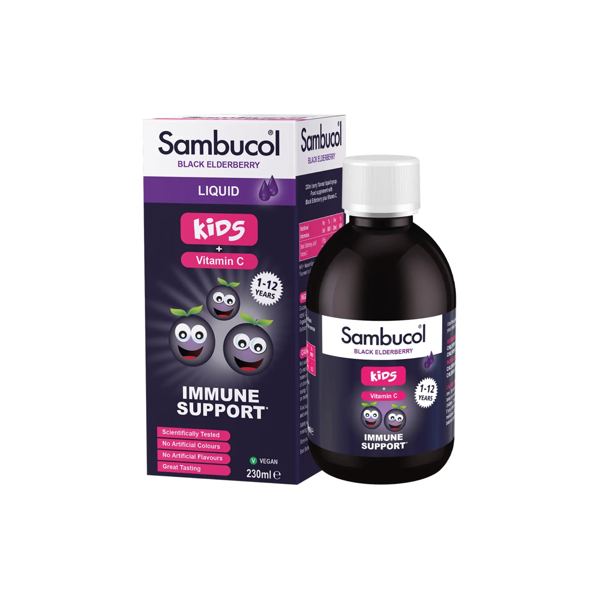 Sambucol Kids Liquid with Black Elderberry - 230ml