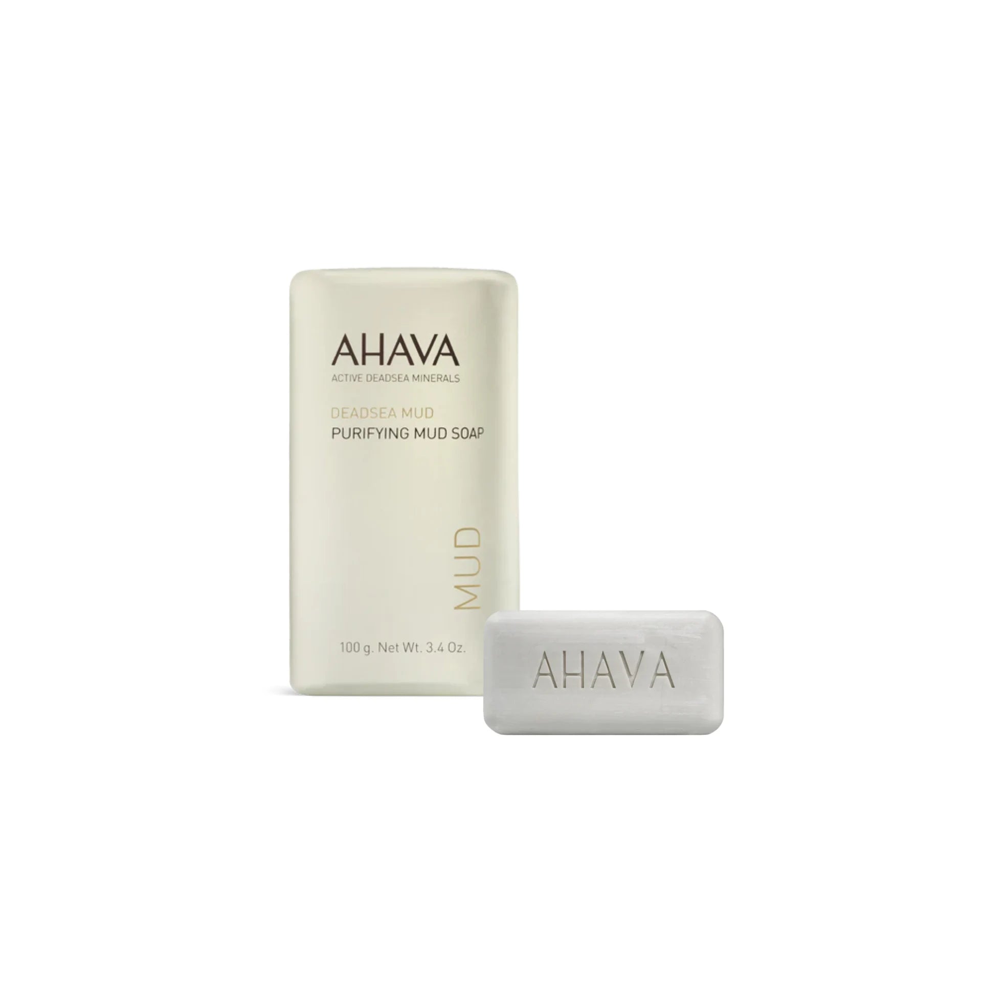 Ahava Purifying Dead Sea Mud Soap - Cleansing Bar for Purified, Balanced Skin