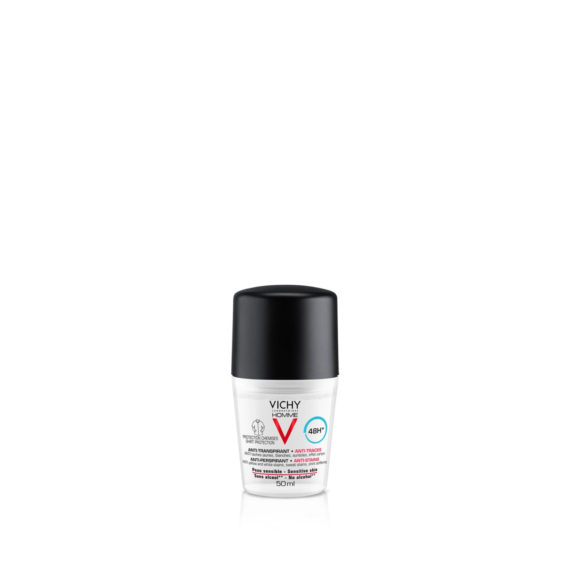 Vichy Homme Anti-Stain Deodorant 48H - 50ml