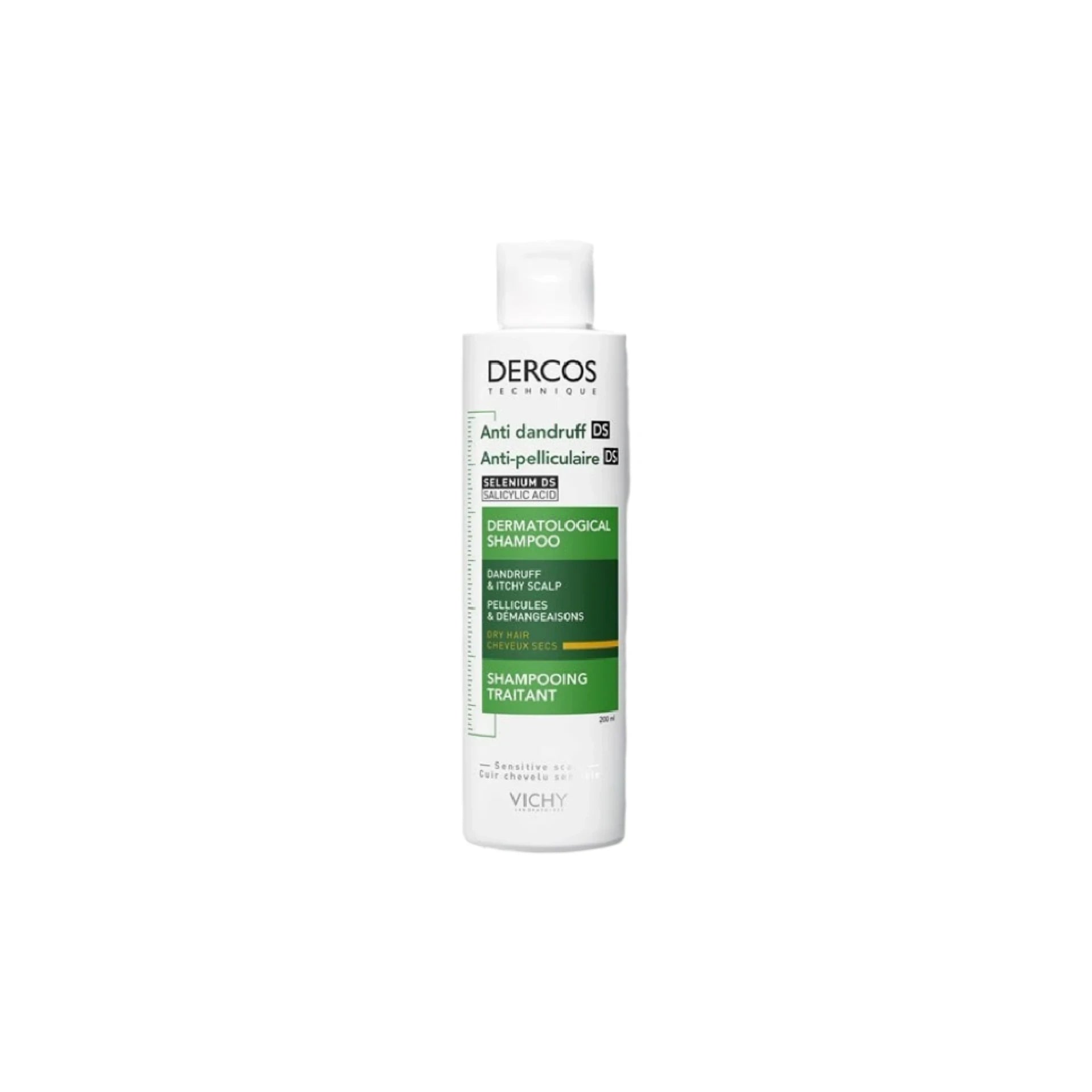 Vichy Dercos Anti-Dandruff Shampoo For Dry Hair - 200ml