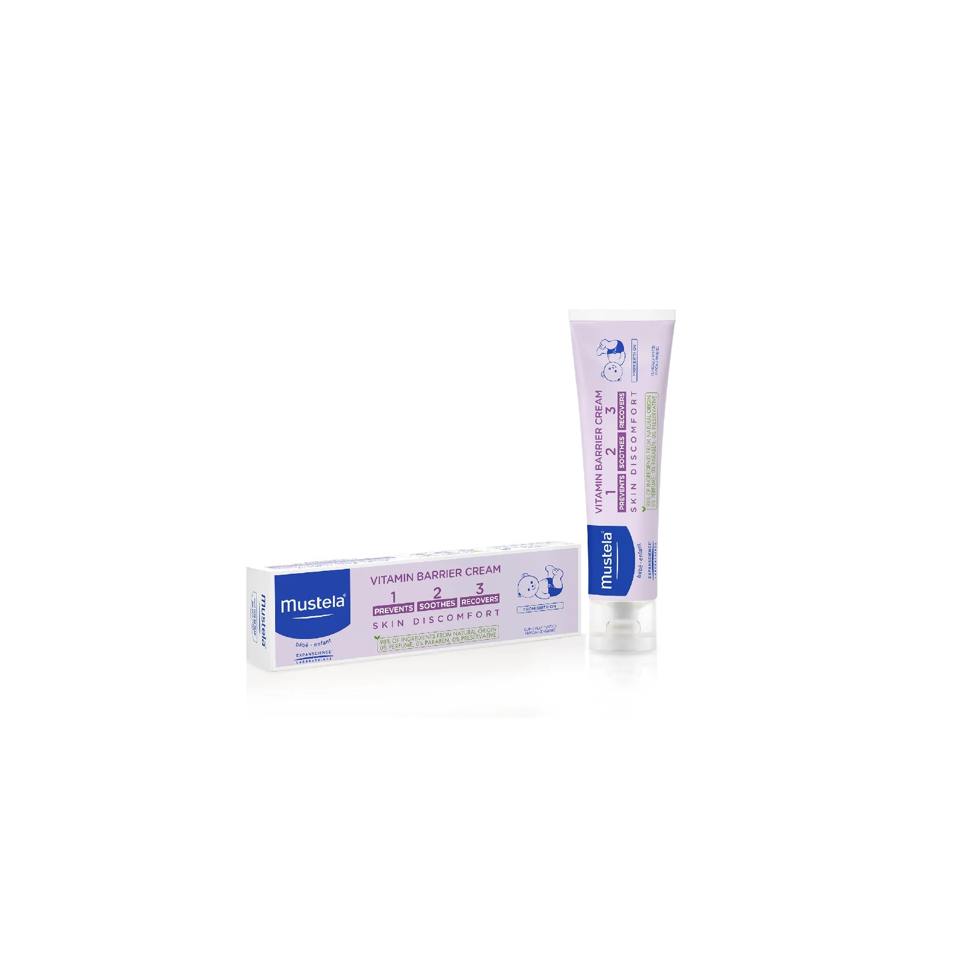 Mustela 1-2-3 Vitamin Barrier Cream – 50ml