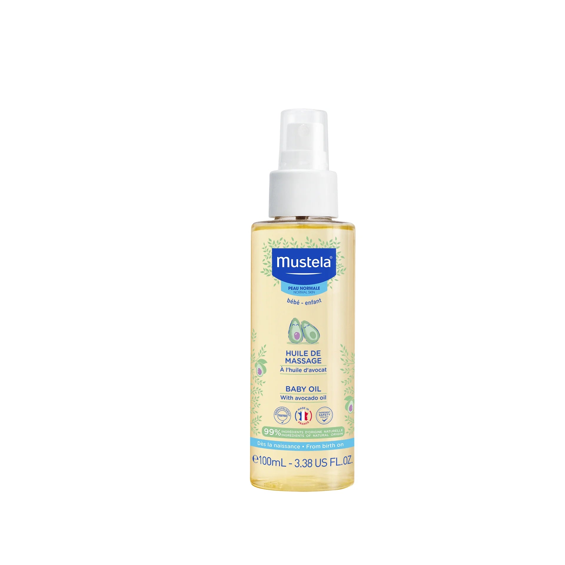 Mustela Massage Baby Oil - 100ml