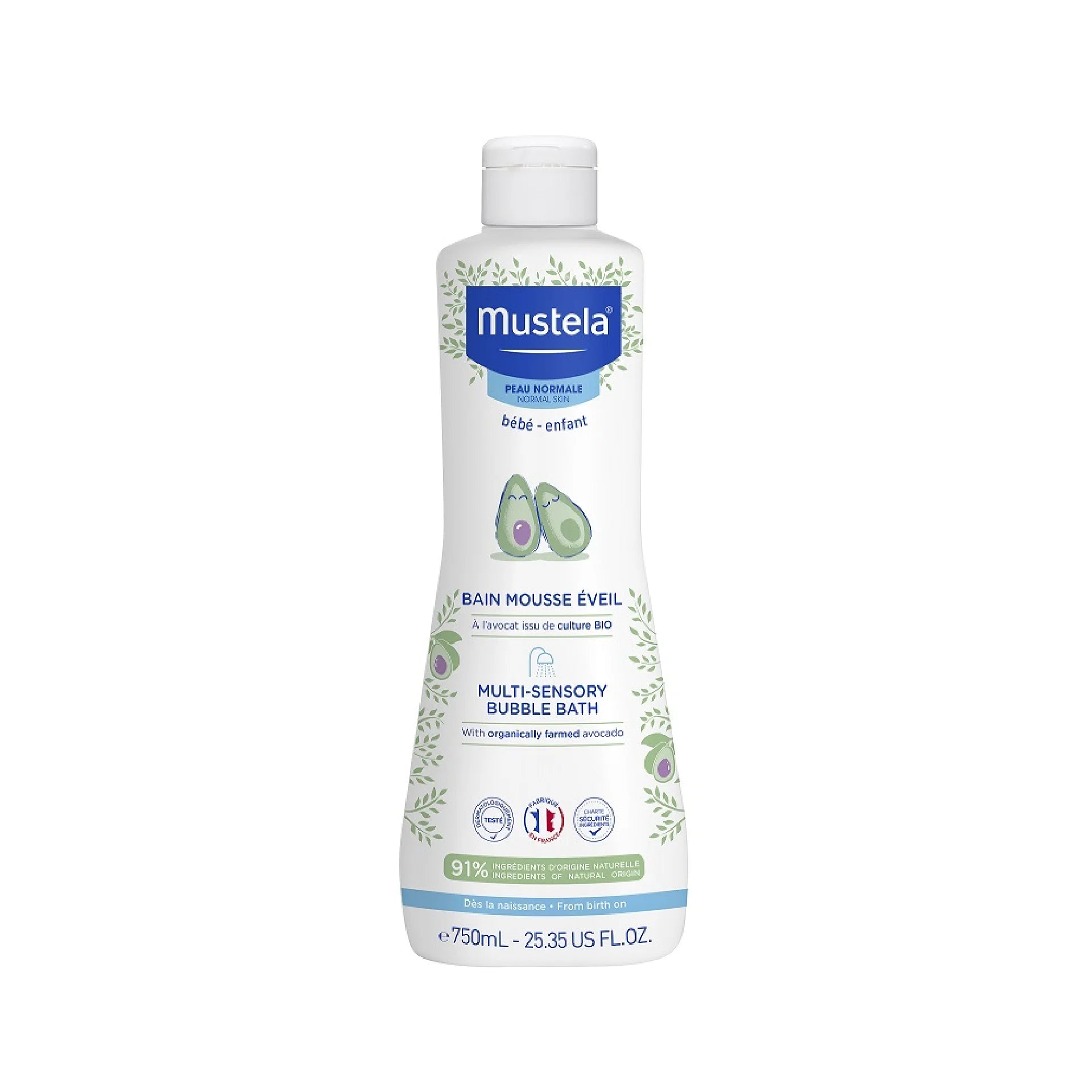 Mustela Multi-Sensory Bubble Bath - 200ml/750ml