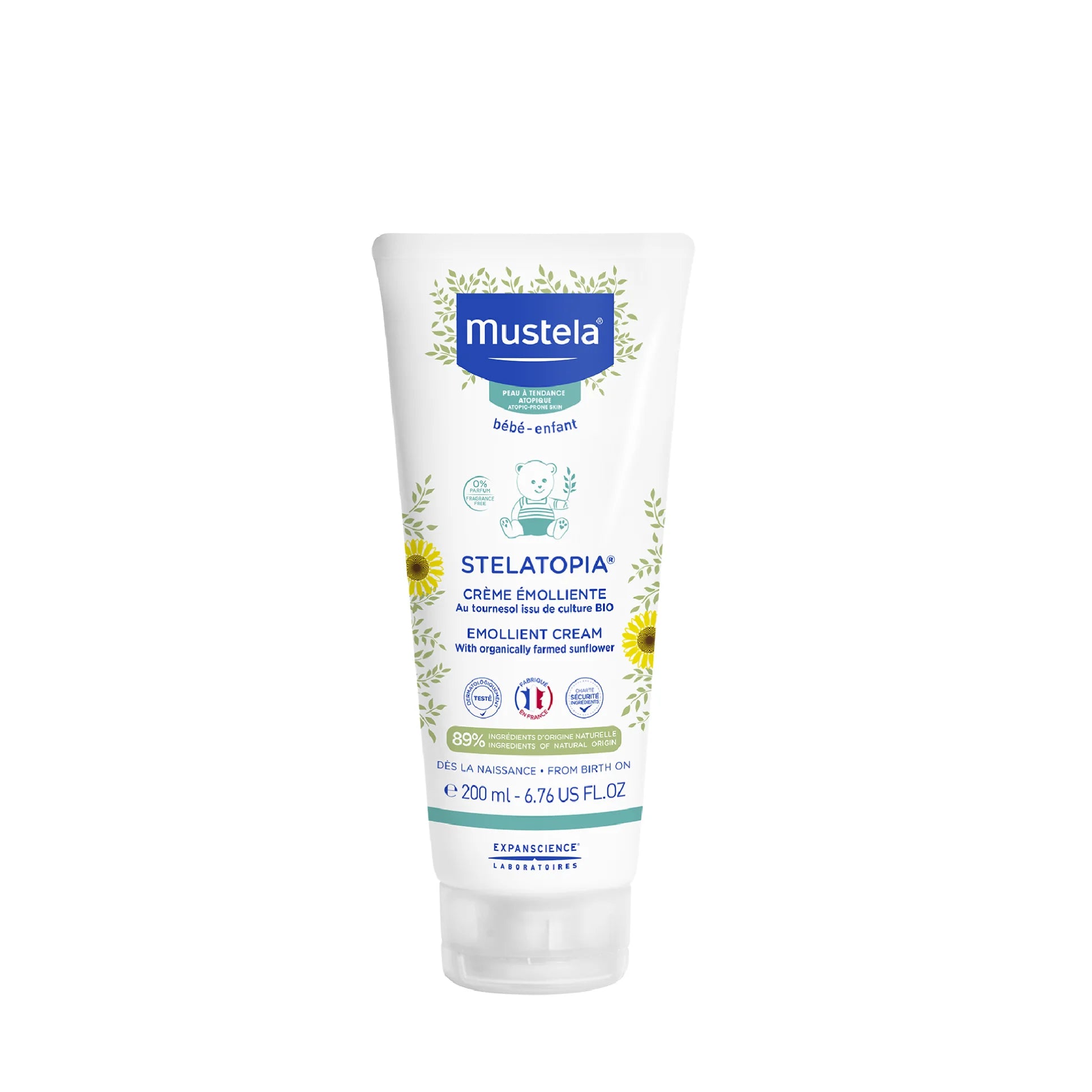 Mustela Stelatopia Emollient Cream - 200ml