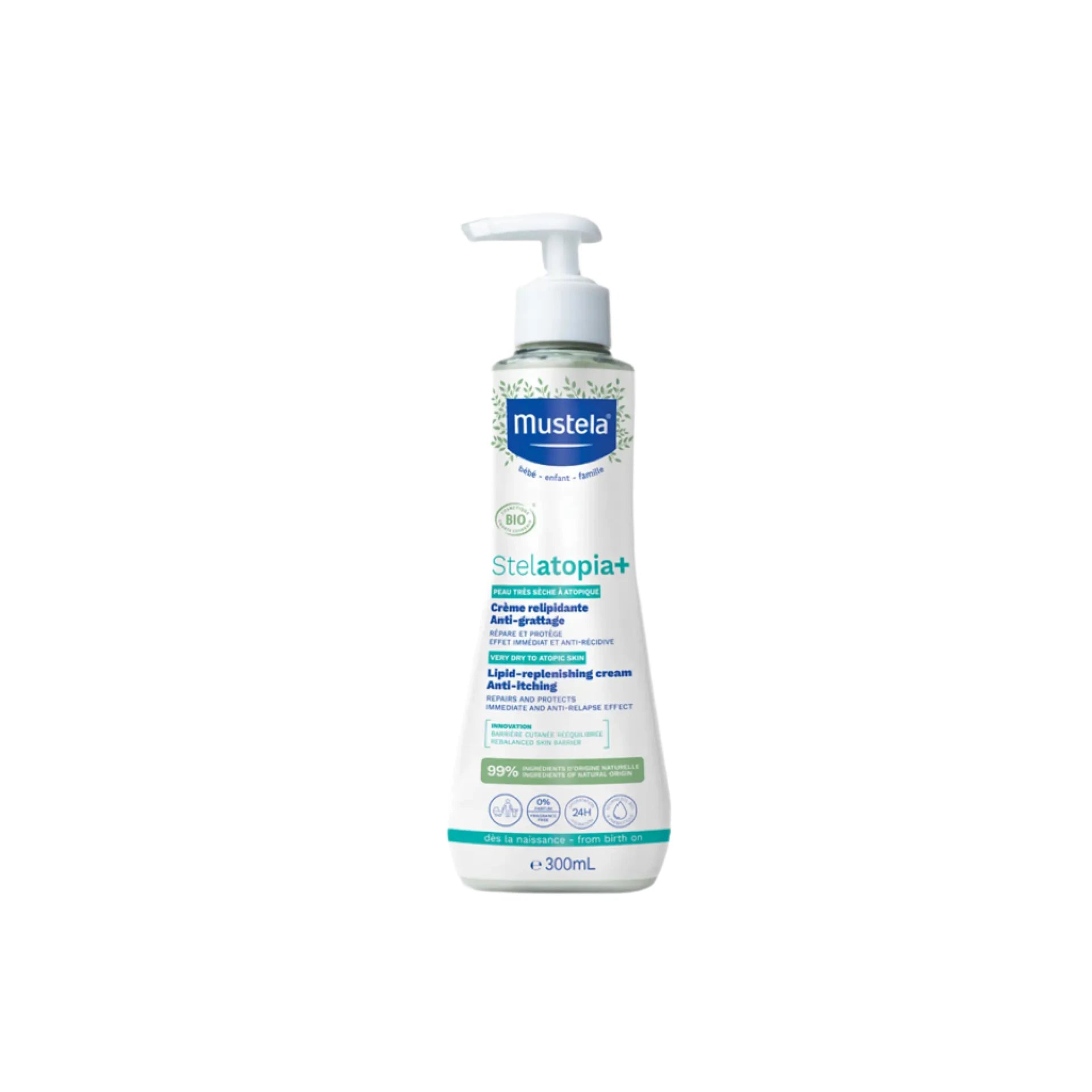 Mustela Stelatopia Lipid Replenishing Cream - 300ml