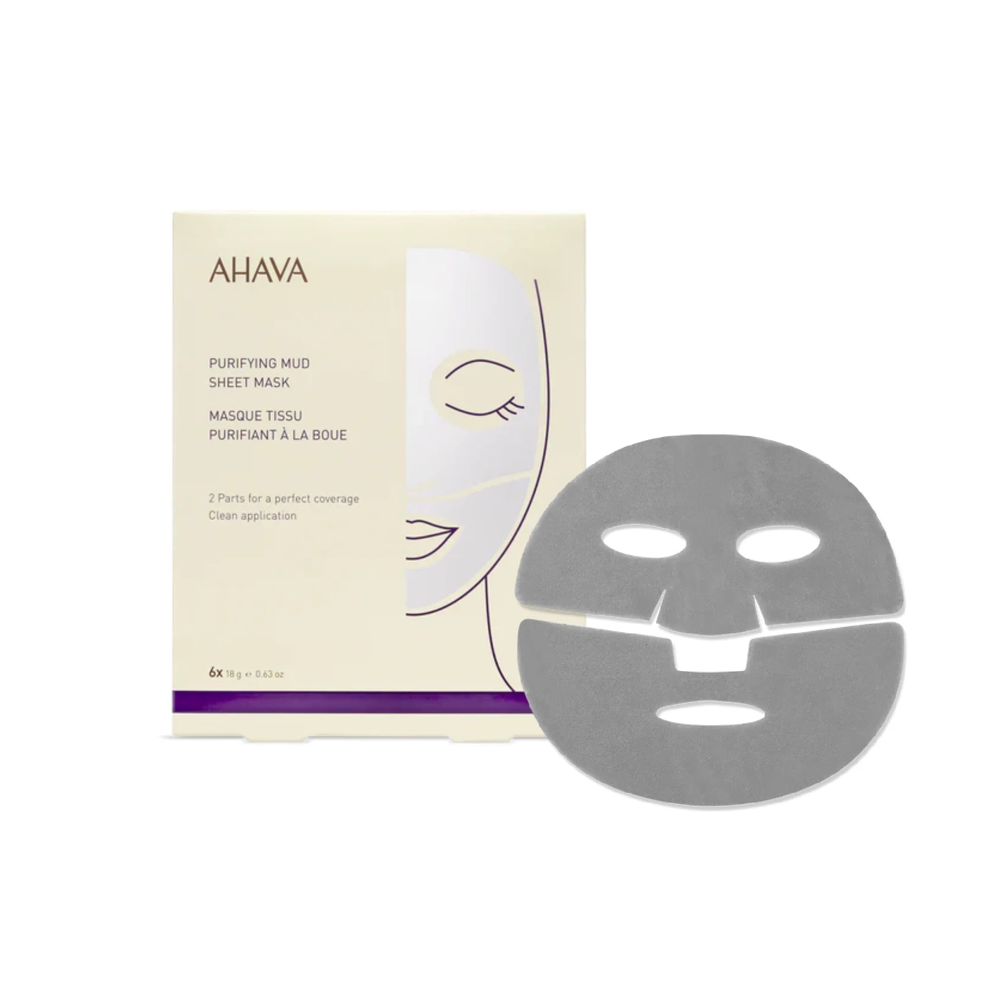Ahava Purifying Mud Sheet Mask - Single