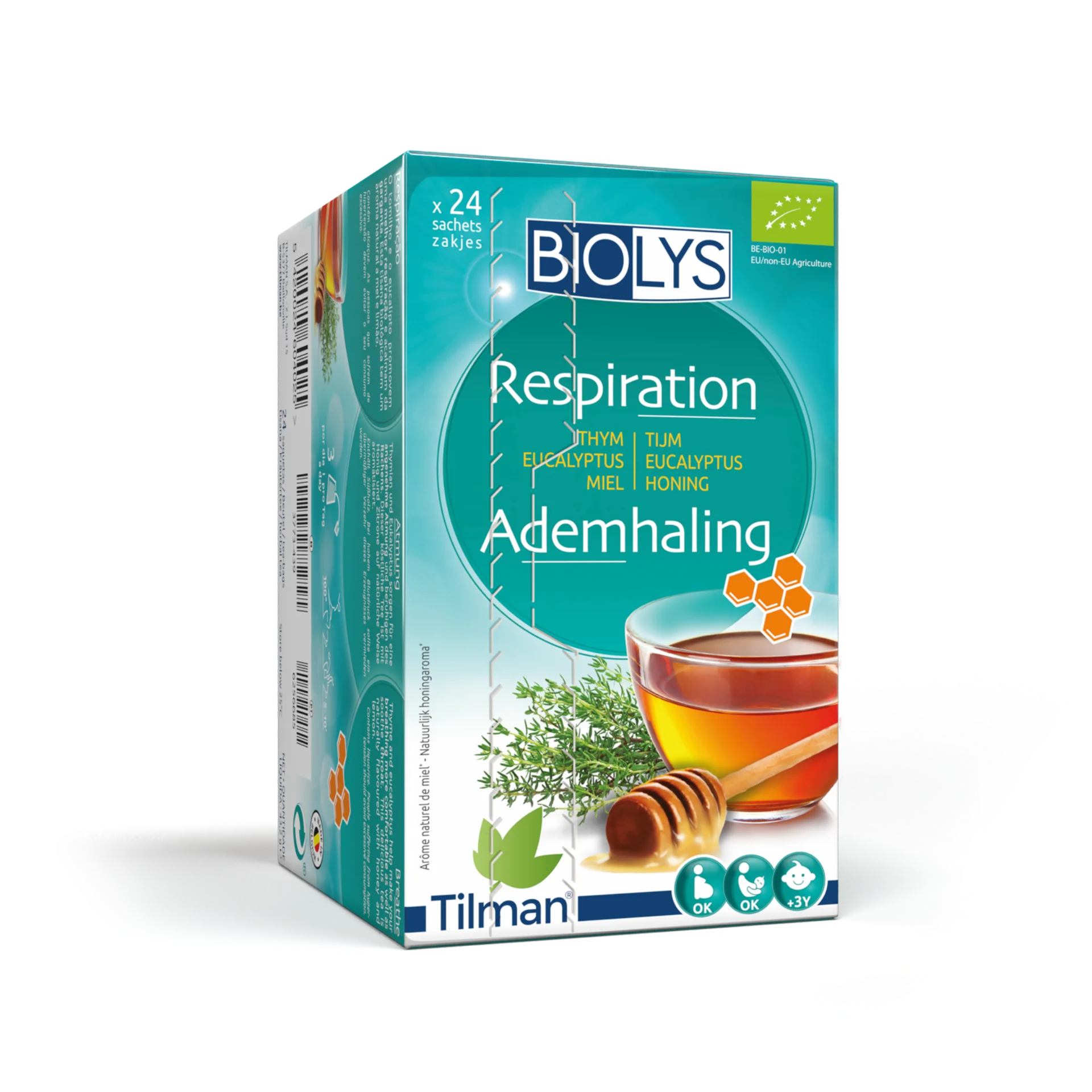 Tilman Biolys Thyme, Eucalyptus and Honey Tea - x24