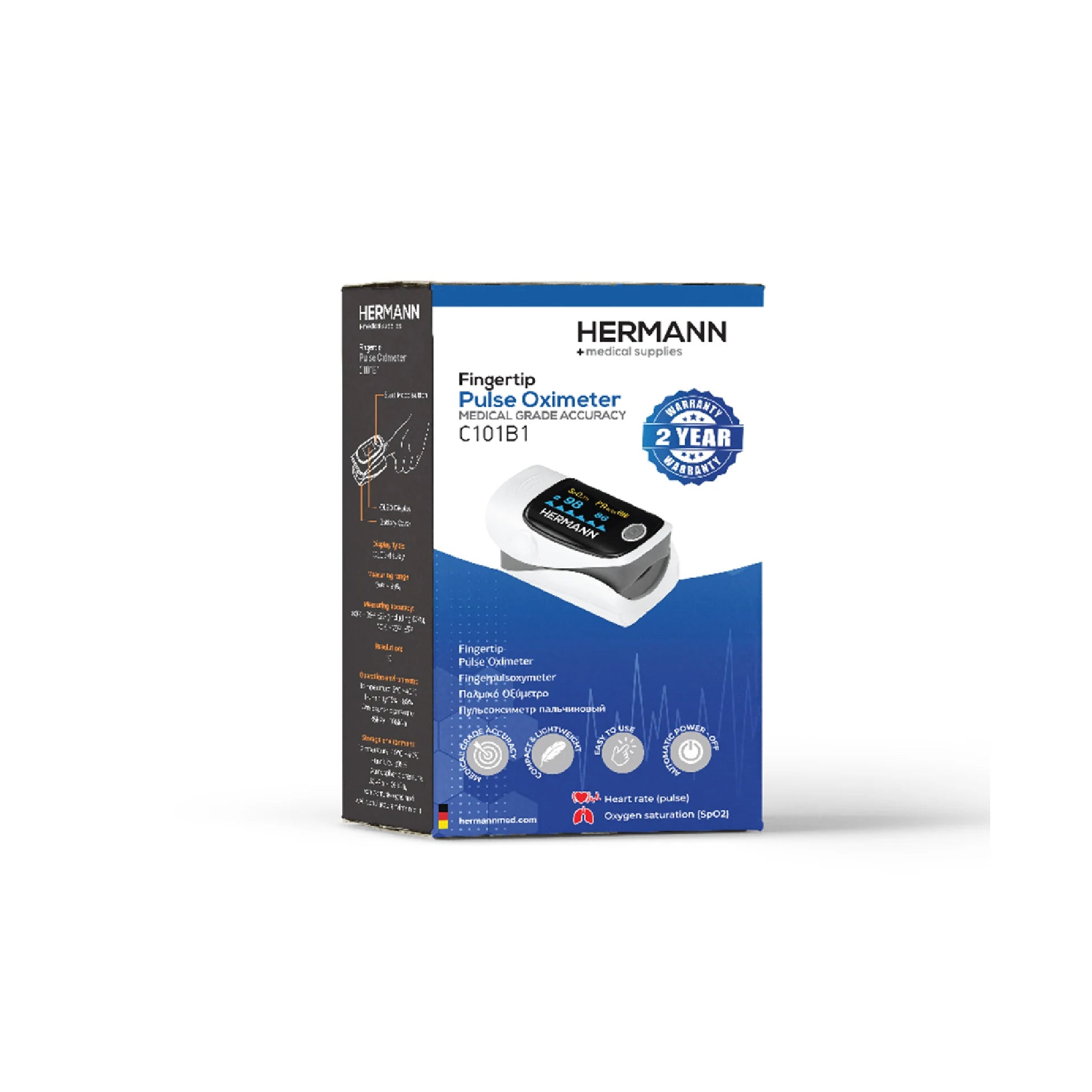 Hermann Fingertip Pulse Oximeter A310