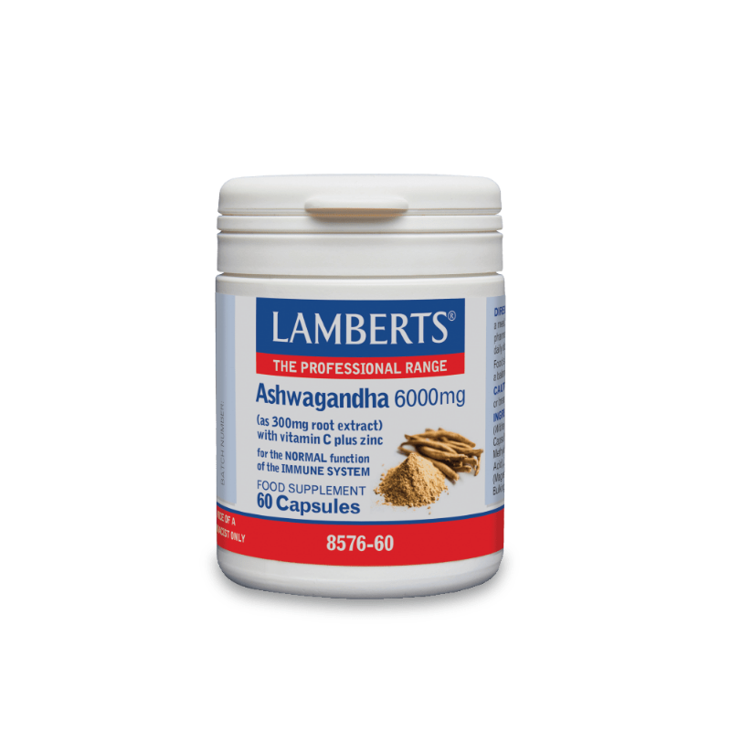 Lamberts Ashwagandha 6000mg - 60 capsules
