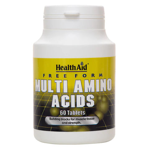 HealthAid Free Form Multi Amino Acids - 60tabs