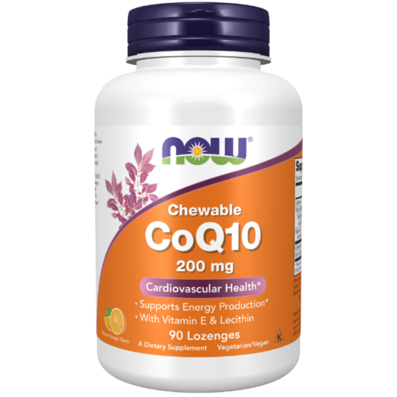 NOW Foods CoQ10 200mg - 60 lozenges