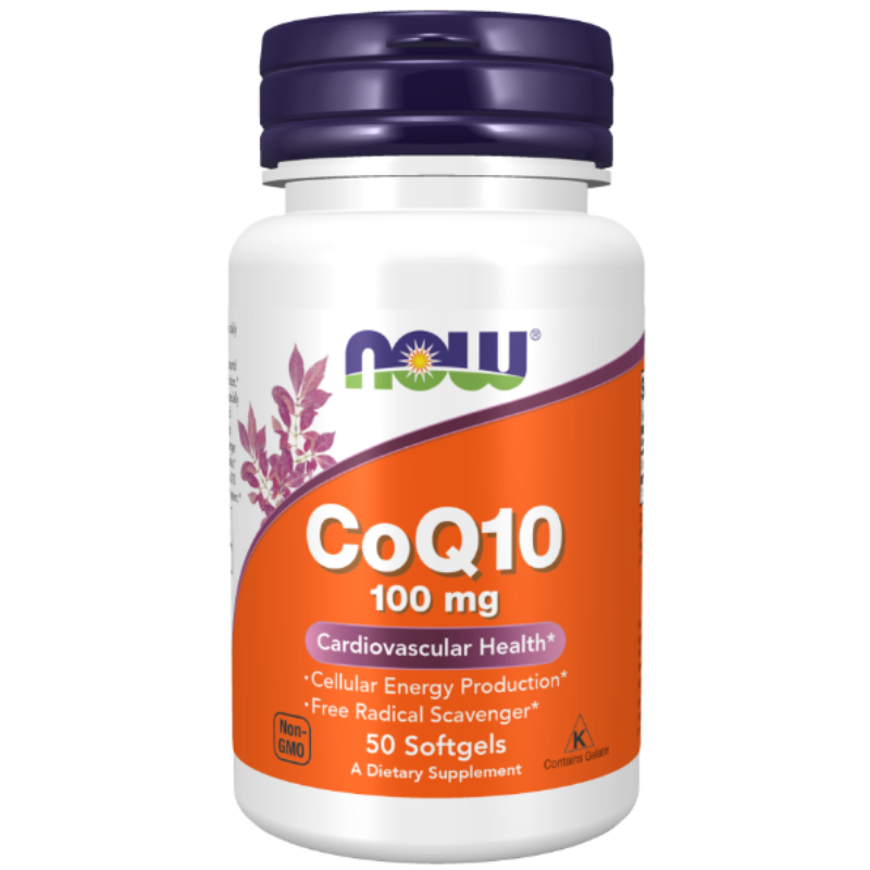 NOW Foods CoQ10 100mg - 50 softgels