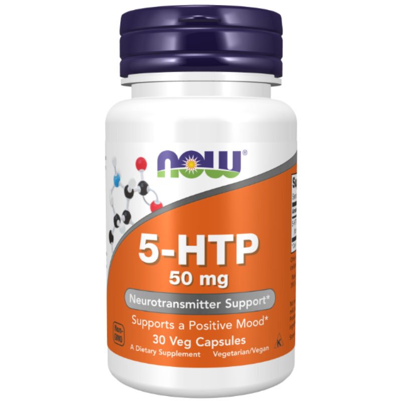 NOW Foods 5-HTP 50mg - 30 Capsules