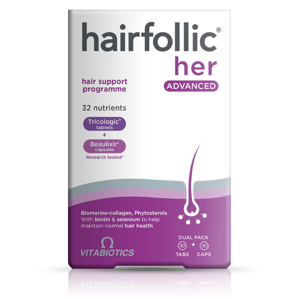Vitabiotics Hairfollic Her Advanced - 30tabs + 30 capsules