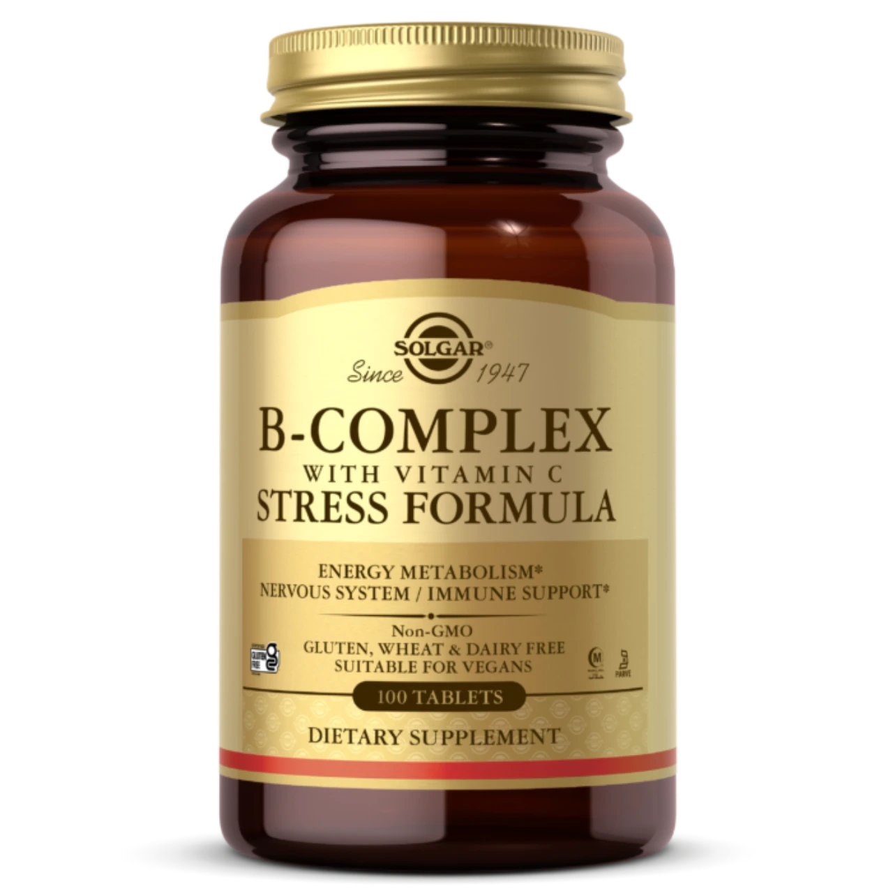 Solgar B Complex with Vitamin C - 100tabs