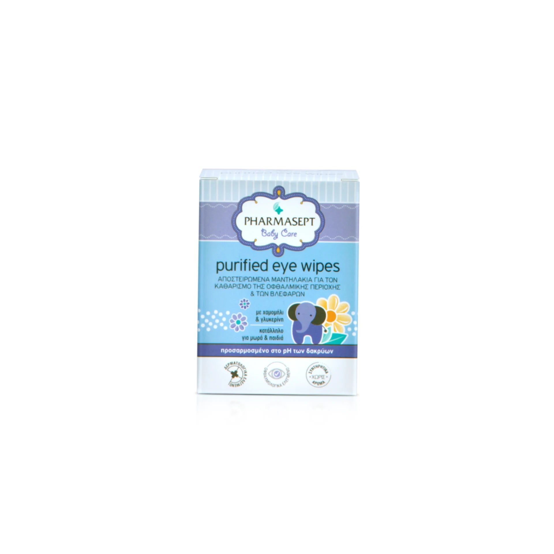 Pharmasept Baby Care Purified Eye Wipes - 10pcs