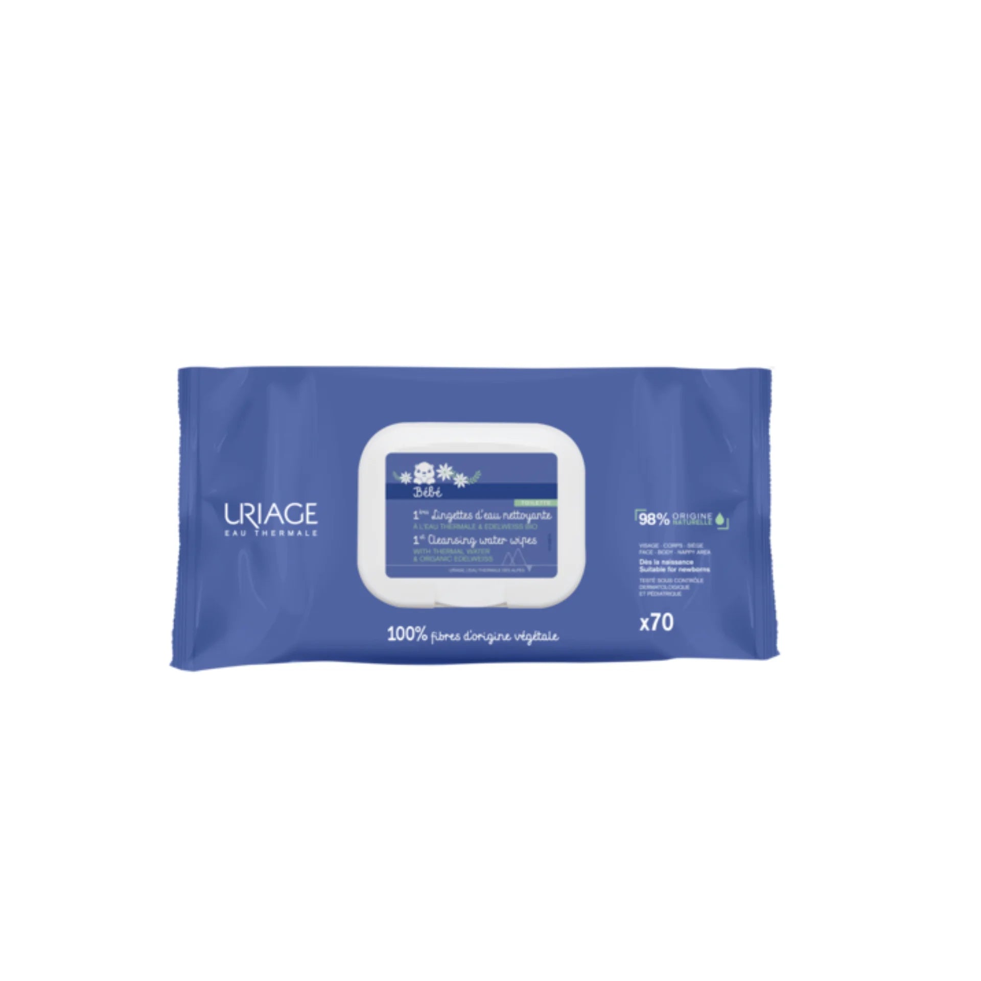 Uriage Baby 1st Cleansing Wipes - x70